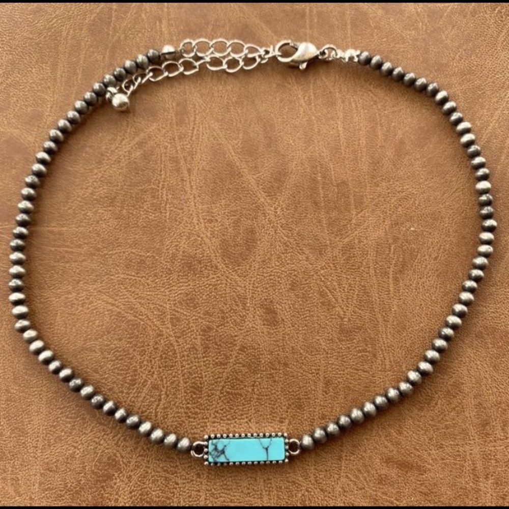 ⚡️stone bar necklace⚡️